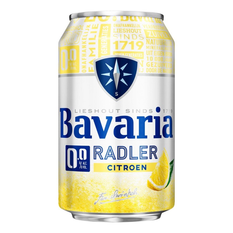 Bavaria Radler Lemon 0.0 Alcoholvrij Bier TRAY PRIJS 26,90 | Kopen ...